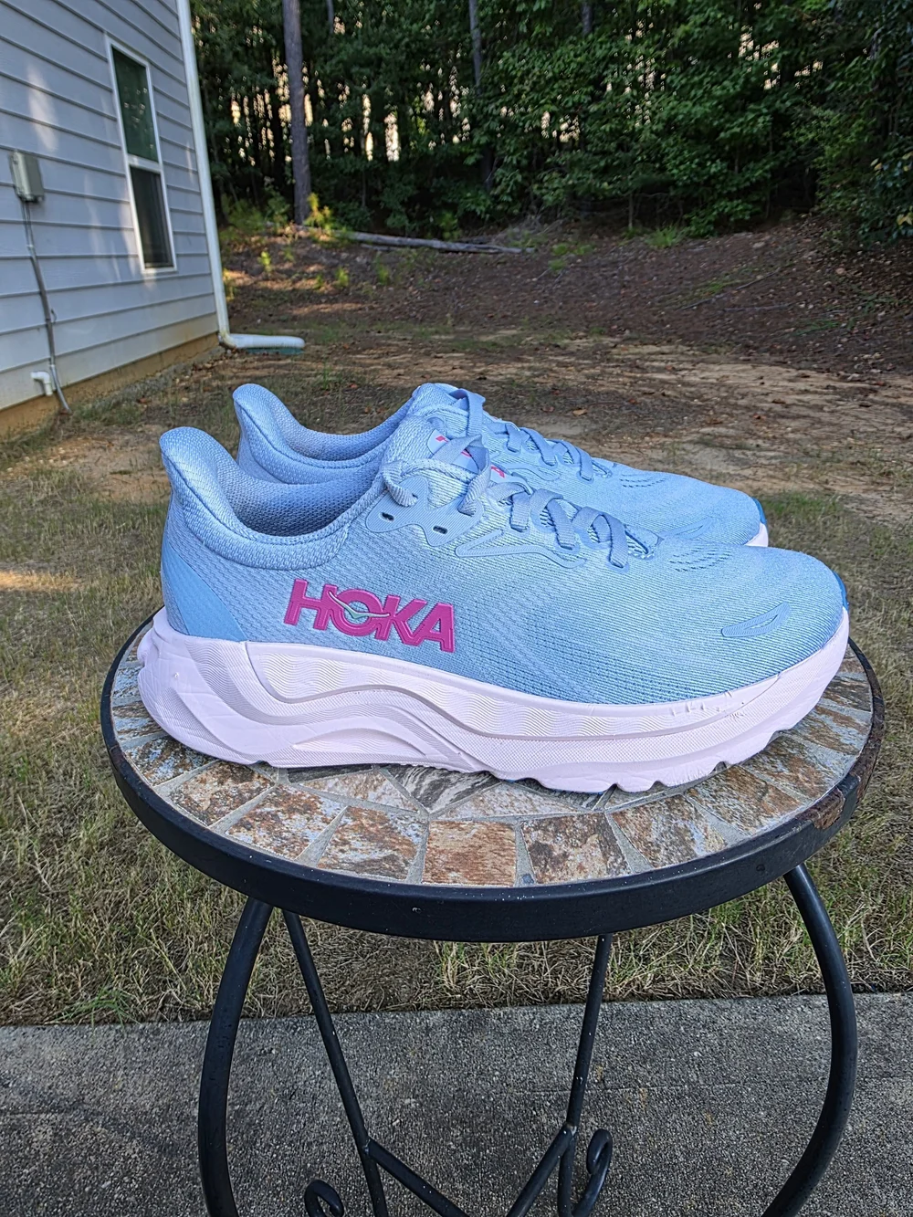 Hoka Arahi 8 1168691 DZLP Drizzel/Petal Running Shoe Sneaker Women Sz 8B Worn 2x